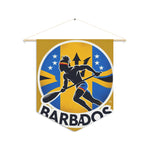 Flag Village Barbados Flag Pennant Sporting Home Wall decoration BRB0001