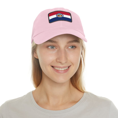 Flag Village USA Missouri State Flag Hat Cap with Leather Patch