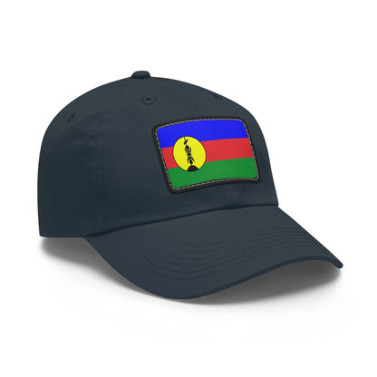 Flag Village New Caledonia Flag Hat Cap with Leather Patch