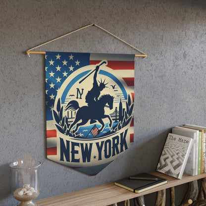 Flag Village New York State Flag Pennant Sporting Home Wall decoration NY0002