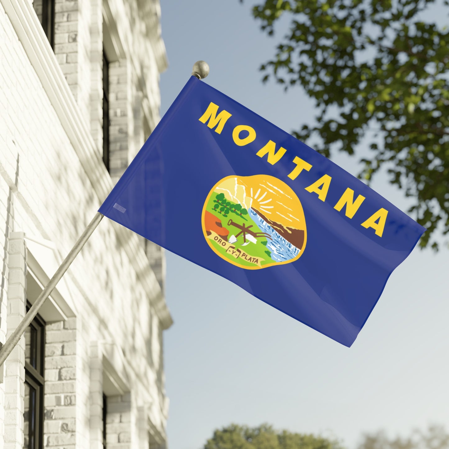 Flag Village USA Montana State Flag 18" x 12" / 36" x 24" / 60" x 36"