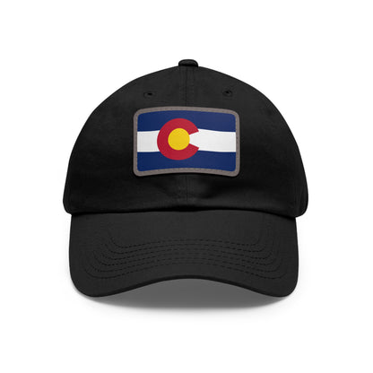 Flag Village USA Colorado State Flag Hat Cap with Leather Patch