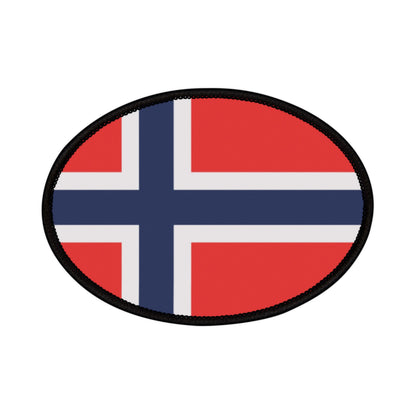 Flag Village Norway Flag Embroidery Iron-On Patches