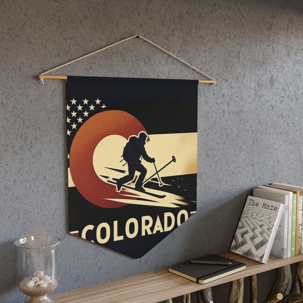 Flag Village Colorado Sporting Flag Pennant 18" x 21"