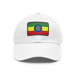 Flag Village Ethiopia Flag Hat Cap with Leather Patch