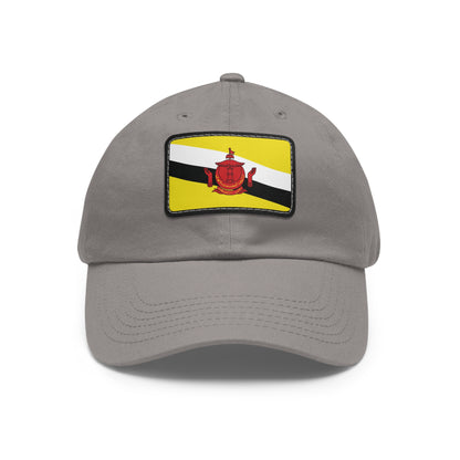 Flag Village Brunei Flag Hat Cap with Leather Patch