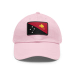Flag Village Papua New Guinea Flag Hat Cap with Leather Patch
