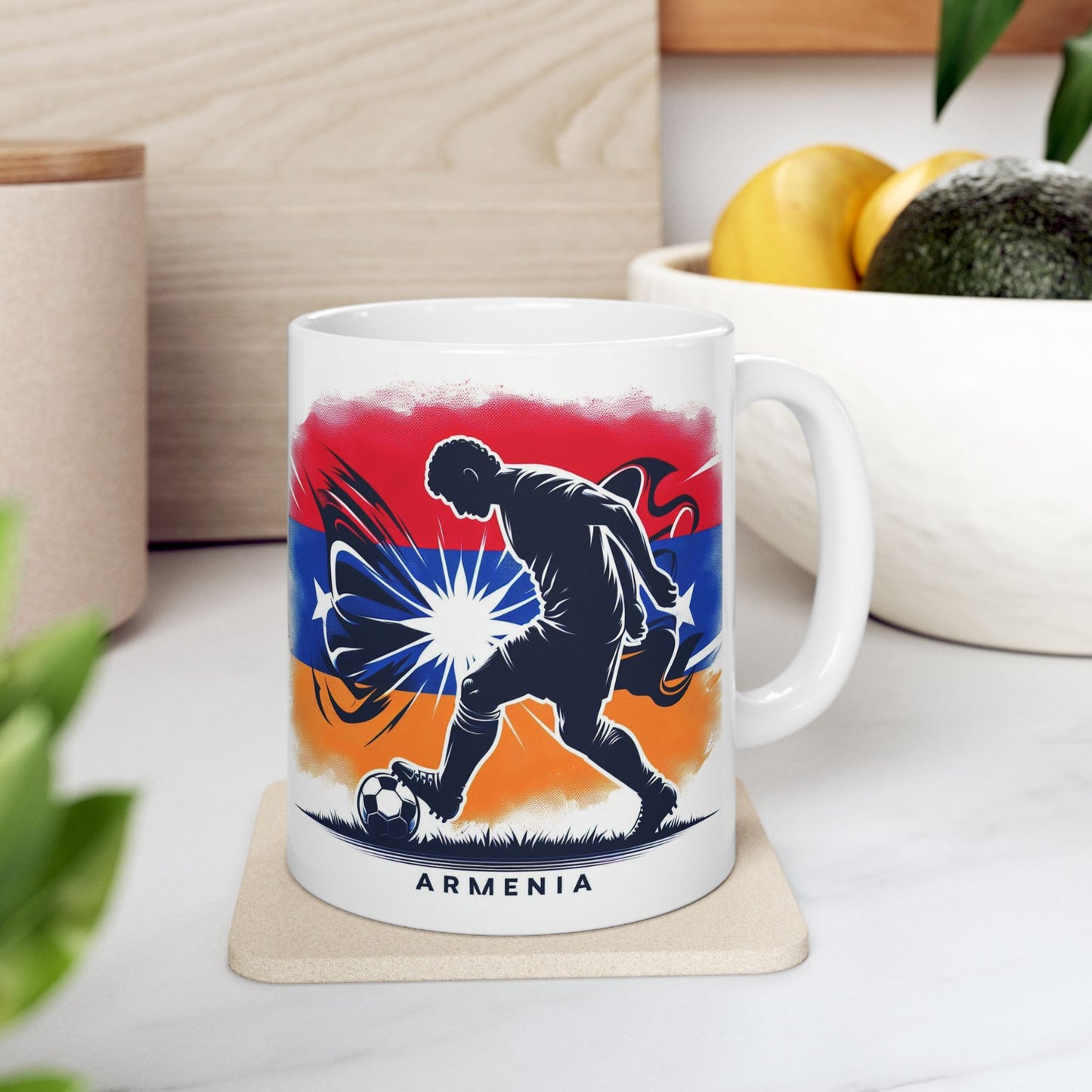 Flag Village Armenia Sporting Flag Ceramic Coffee Mug 11oz FV-MG0210