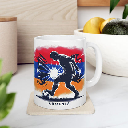 Flag Village Armenia Sporting Flag Ceramic Coffee Mug 11oz FV-MG0210
