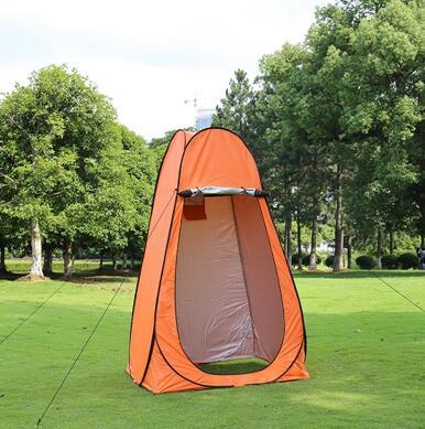 Flag Village Portable Privacy Shower Toilet Automatic Camping Tent UV Function Travel Camping Tent Outdoor Dressing Beach Sun Shelte