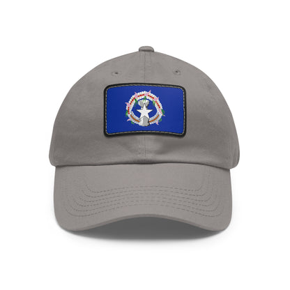 Flag Village USA Northern Mariana Islands State Flag Hat Cap with Leather Patch