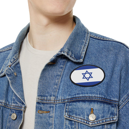 Flag Village Israel Flag Embroidery Iron-On Patches