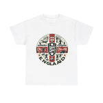 Flag Village England Sporting Flag T-SHIRT Heavy Cotton Tee GBR0006