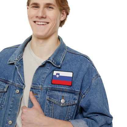Flag Village Slovenia Flag Embroidery Iron-On Patches