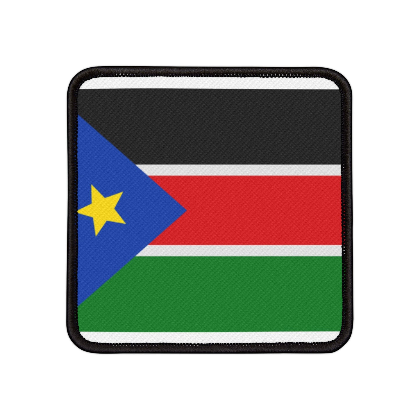 Flag Village South Sudan Flag Embroidery Iron-On Patches