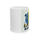 Flag Village Barbados Sporting Flag Ceramic Coffee Mug