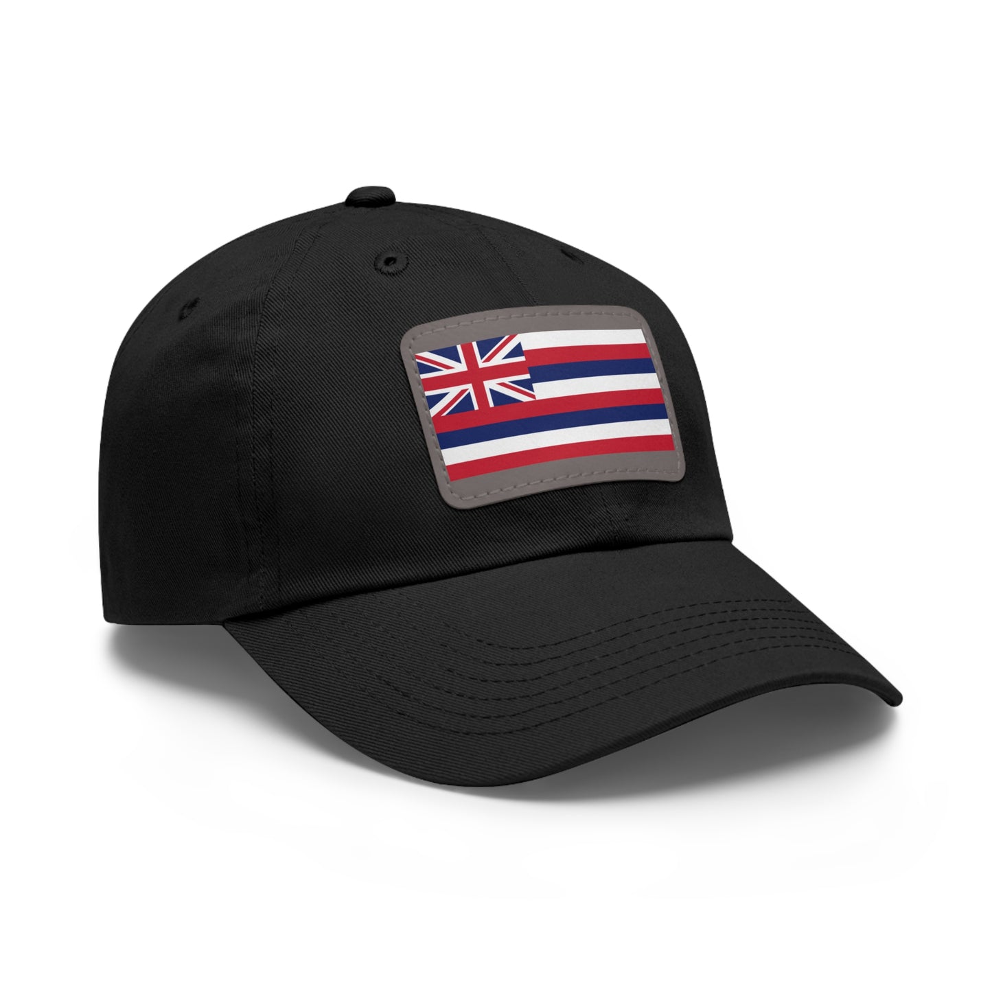 Flag Village USA Hawaii State Flag Hat Cap with Leather Patch