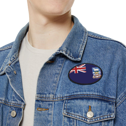 Flag Village Falkland Islands Flag Embroidery Iron-On Patches
