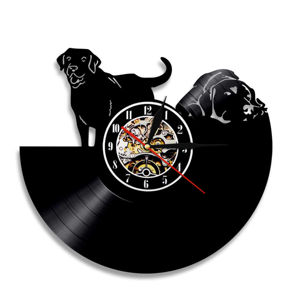 Flag Village Wall Clock Dog Breed Gifts