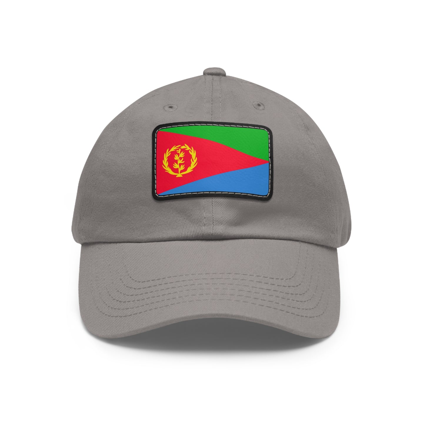 Flag Village Eritrea Flag Hat Cap with Leather Patch