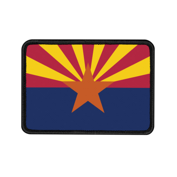 Flag Village Arizona State Flag Embroidered Iron-On Patch
