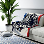 Flag Village France Sporting Flag Sherpa Fleece Blanket FRA0002