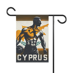Flag Village Cyprus National Flag Garden Banner 12'' x 18''