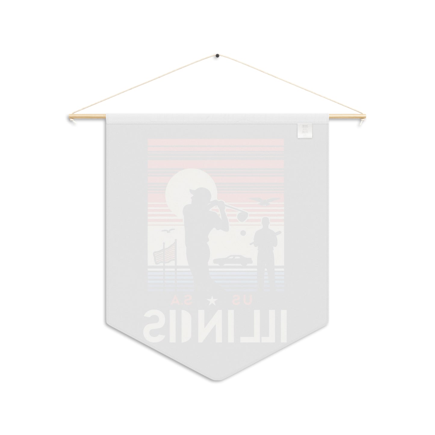 Flag Village Illinois State Flag Pennant Sporting Home Wall decoration IL0001