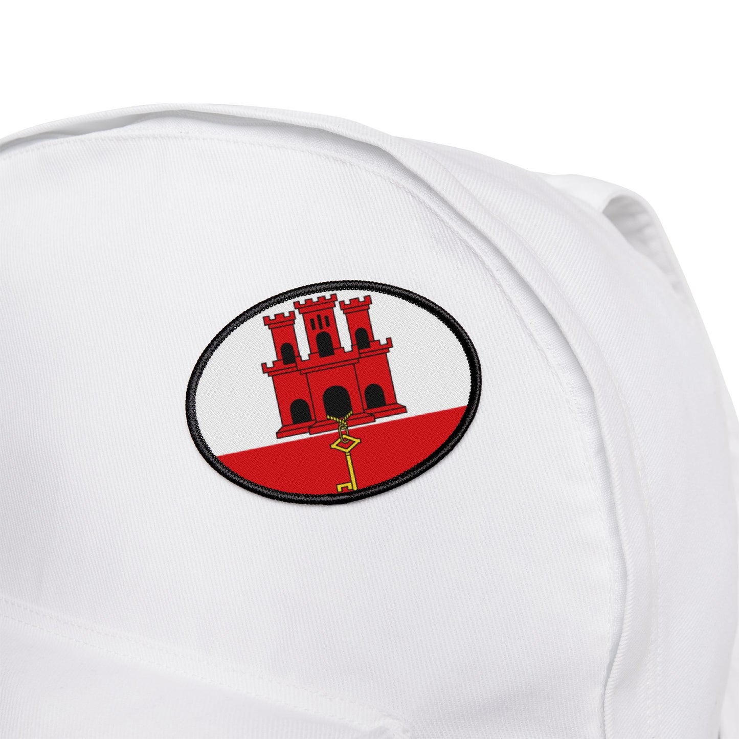 Flag Village Gibraltar Flag Embroidery Iron-On Patches