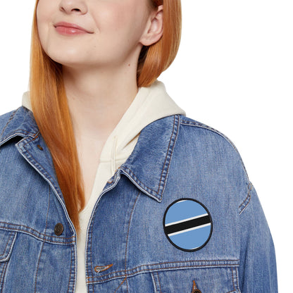 Flag Village Botswana Flag Embroidery Iron-On Patches