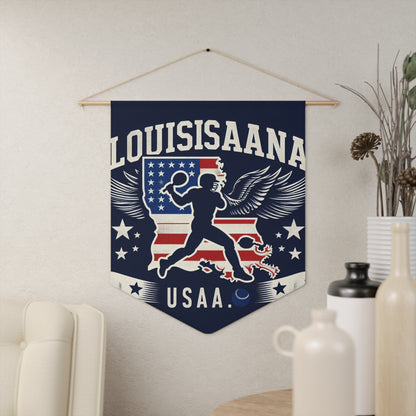 Flag Village Louisiana State Flag Pennant Sporting Home Wall decoration LA0001