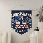 Flag Village Louisiana State Flag Pennant Sporting Home Wall decoration LA0001