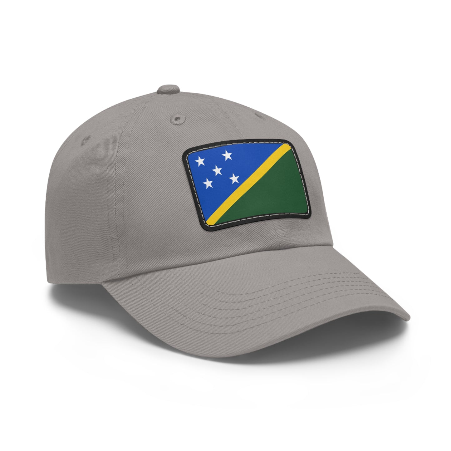 Flag Village Solomon Islands Flag Hat Cap with Leather Patch