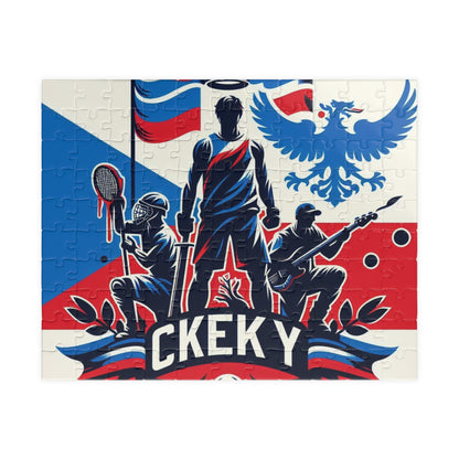 Flag Village Czech Sporting Flag Puzzle (110, 252, 520, 1014-piece) CZE0001