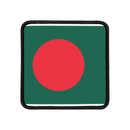 Flag Village Bangladesh Flag Embroidery Iron-On Patches