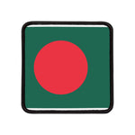 Flag Village Bangladesh Flag Embroidery Iron-On Patches