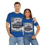 Flag Village USA Vintage Car Flag T-SHIRT Heavy Cotton Tee USA0018