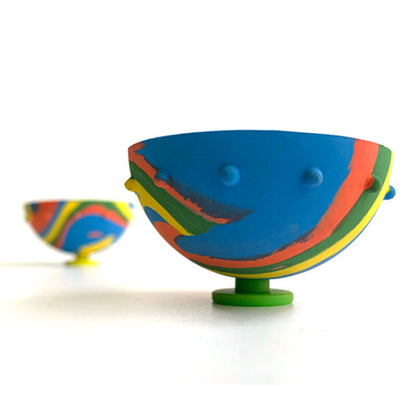 Flag Village Children Toys Camouflage Bounce Rubber Popping Bowls Novelty Elastic Hip Hop Jumps Fidget Toys Outdoor Funny Sports Gifts For Kids
