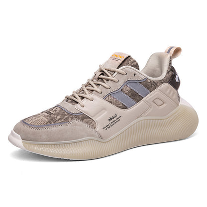 Flag Village Men's Outdoor Platform Low-top Sports Running Shoes