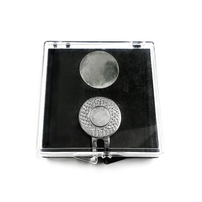 Flag Village Acrylic Transparent Mark Coin Fork Cap Clip Set Gift Box