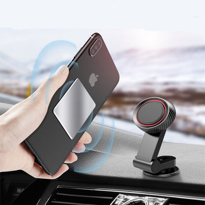 Flag Village Auto Tools 360 Degree Rotating Desktop Folding Magnetic Car Navigation Mobile Phone Holder Car Dashboard Support Frame Auto Accessories