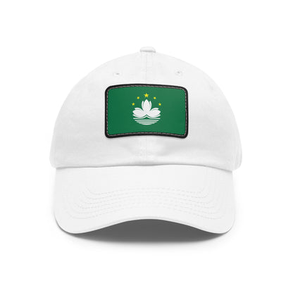Flag Village Macao Flag Hat Cap with Leather Patch