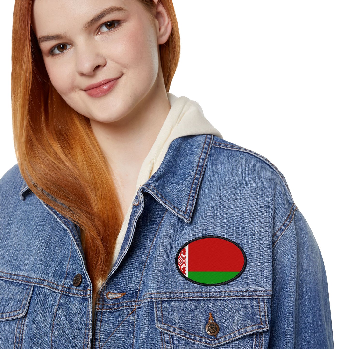Flag Village Belarus Flag Embroidery Iron-On Patches
