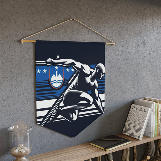 Flag Village Slovenia Flag Pennant Sporting Home Wall decoration SVN0001