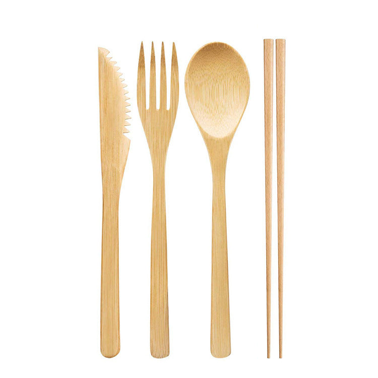 Flag Village Bamboo portable tableware gift box 11pcs set