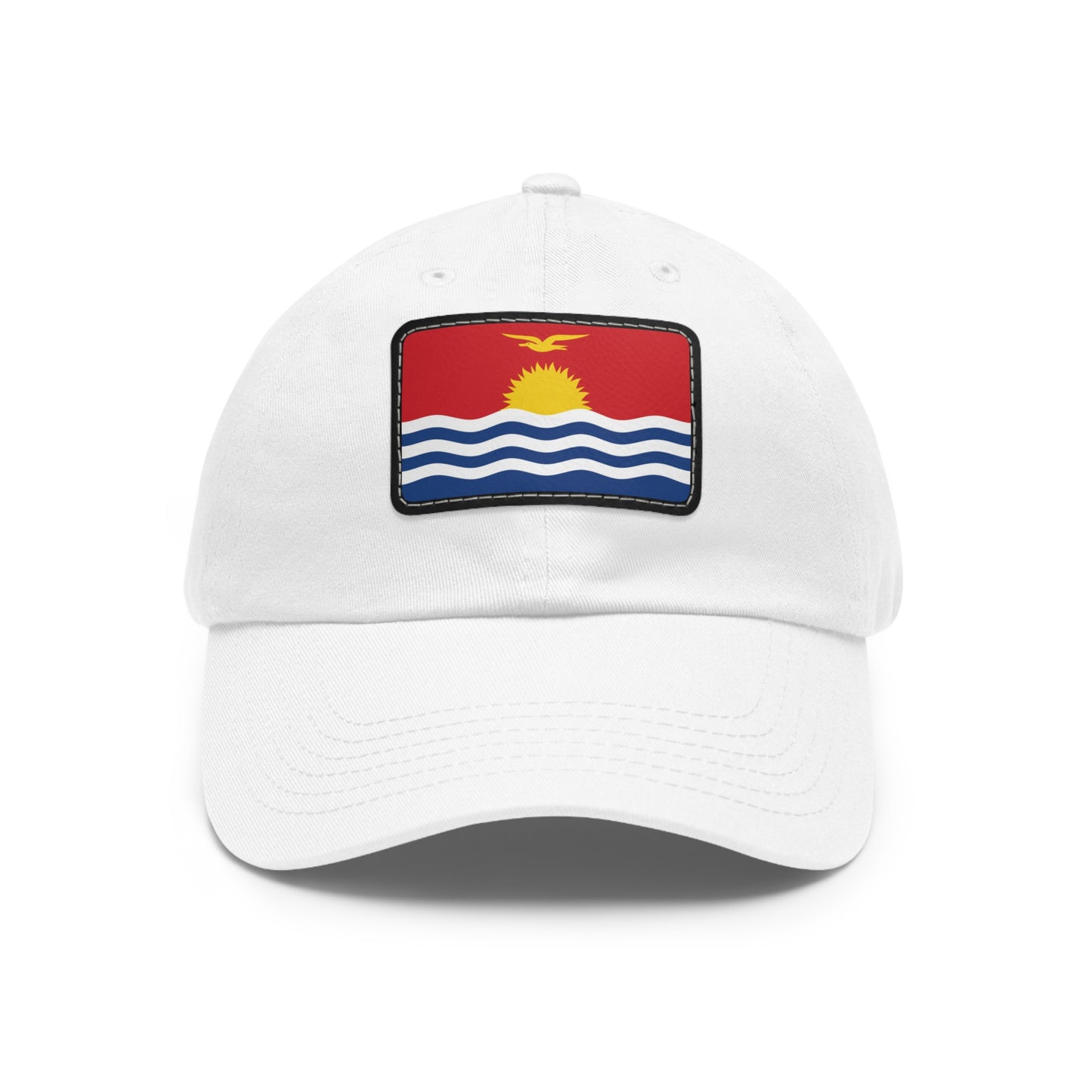 Flag Village Kiribati Flag Hat Cap with Leather Patch