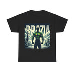 Flag Village Brazil Sporting Flag T-SHIRT Heavy Cotton Tee BRA0001