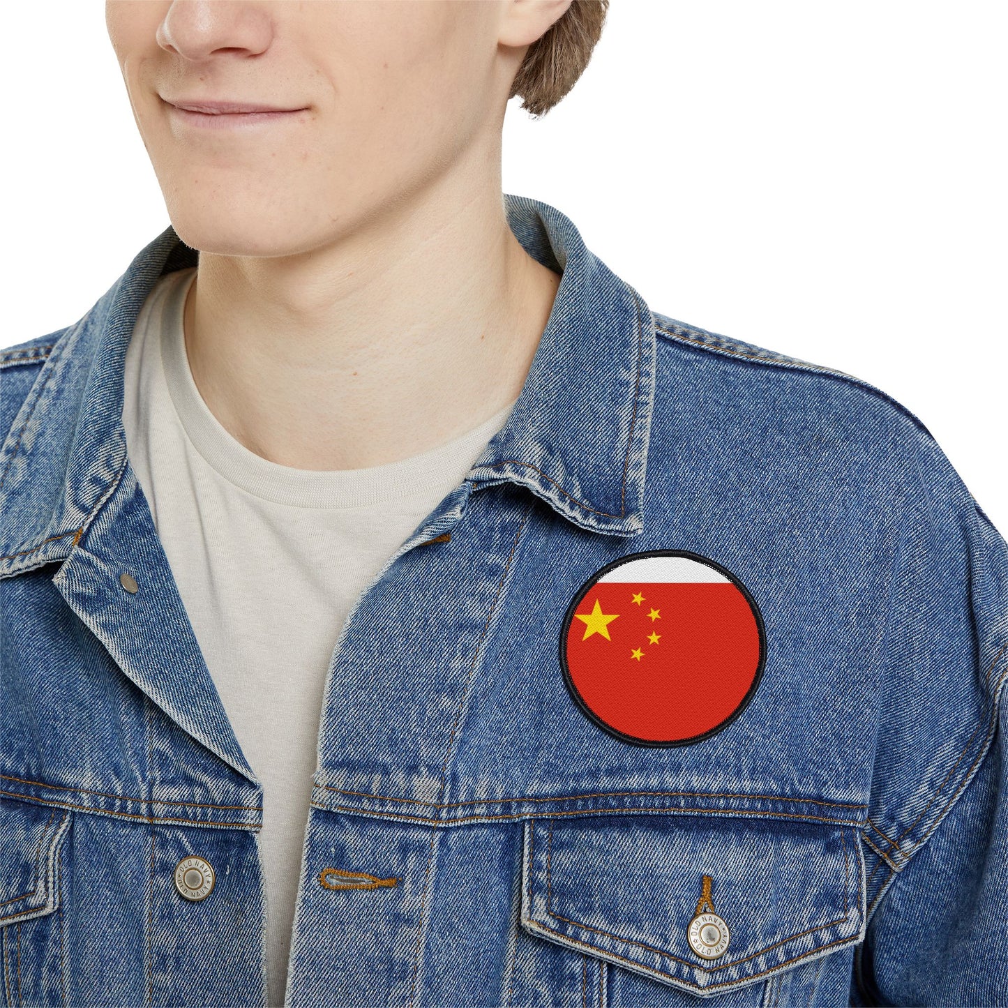 Flag Village China Flag Embroidery Iron-On Patches