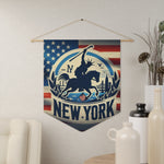 Flag Village New York State Flag Pennant Sporting Home Wall decoration NY0002