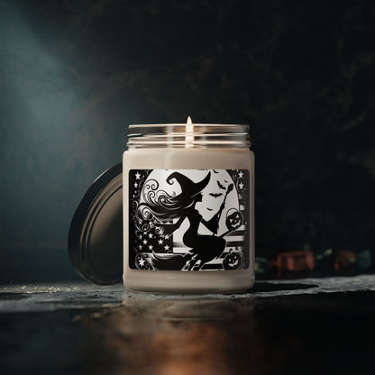 Flag Village Halloween Pretty Witch Scented Soy Candle, 9oz HW0038